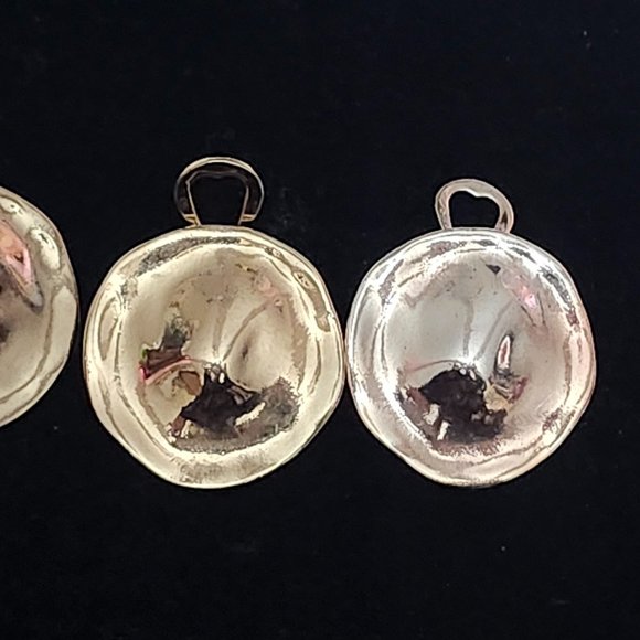 JJG Silver Tone Clip On Earrrings - Picture 3 of 9